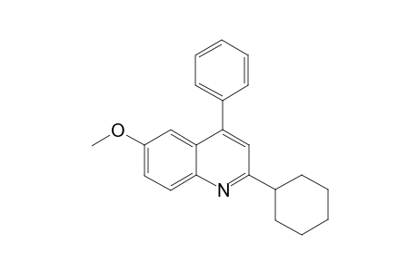 2-Cyclohexyl-6-methoxy-4-phenylquinoline