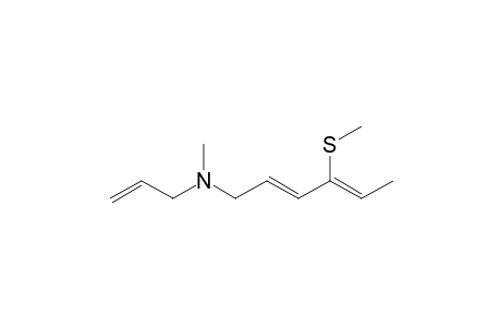 (2E,4Z)-N-allyl-N-methyl-4-methylsulfanyl-hexa-2,4-dien-1-amine