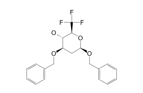 Benzyl 3-O-benzyl-2,6-dideoxy-6,6,6-trifluoro-.beta.-DL-arabino-hexopyranoside