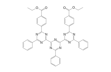 Diethyl 4,4'-(6,6',6''-triphenyl-[2,2':4',2''-ter(1,3,5-triazine)]-4,4''-diyl) dibenzoate