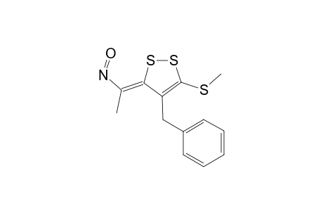 (5Z)-4-(benzyl)-3-(methylthio)-5-(1-nitrosoethylidene)dithiole