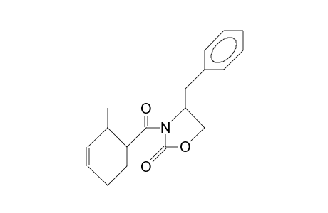 (4S)-3-([3S,4R]-5-Methyl-cyclohexene-4-carbonyl)-4-benzyl-2-oxazolidinone