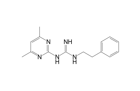 1-(4,6-dimethyl-2-pyrimidinyl)-3-phenethylguanidine