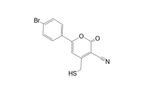 3-Cyano-4-thiomethyl-6-(4'-bromophenyl)-2H-pyran-2-one