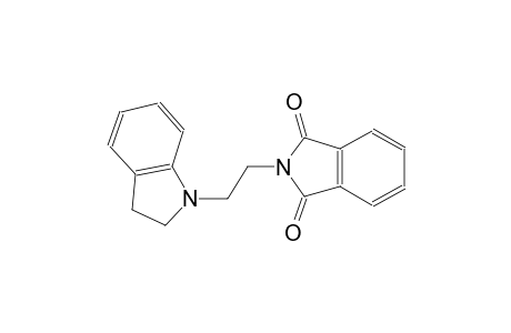 1H-isoindole-1,3(2H)-dione, 2-[2-(2,3-dihydro-1H-indol-1-yl)ethyl]-