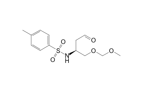 Benzenesulfonamide, N-[1-[(methoxymethoxy)methyl]-3-oxopropyl]-4-methyl-, (S)-