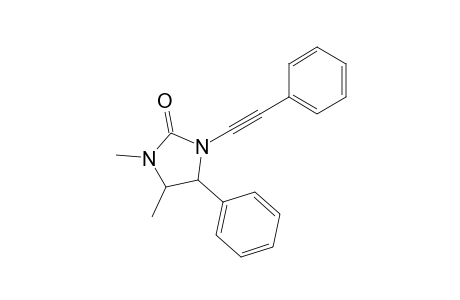 1,5-Dimethyl-3-(phenylethynyl)-4-phenylimidazolidin-2-one