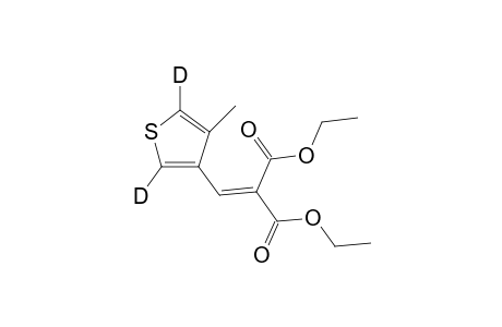 Diethyl [(4-methyl-3-thienyl)methylidene]propanedioate-D2