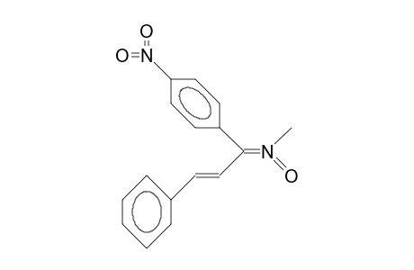 3-(4-Nitro-phenyl)-1-phenyl-(E,E)-propene 3-(N-methyl-nitrone)