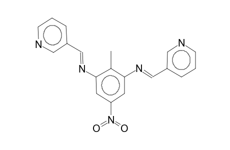 2E,6E-bis(3-pyridylmethylideneamino)-4-nitrotoluene