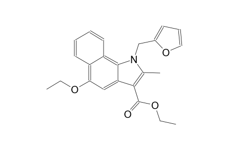 ethyl 5-ethoxy-1-(2-furylmethyl)-2-methyl-1H-benzo[g]indole-3-carboxylate