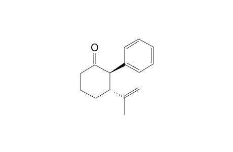 trans-2-Phenyl-3-(prop-1-en-2-yl)cyclohexan-1-one
