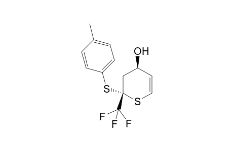 (2RS,4RS)-4-Hydroxy-2-(p-tolylsulfanyl)-2-trifluoromethyl-3,4-dihydro-2''-thiopyran