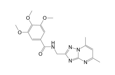 benzamide, N-[(5,7-dimethyl[1,2,4]triazolo[1,5-a]pyrimidin-2-yl)methyl]-3,4,5-trimethoxy-