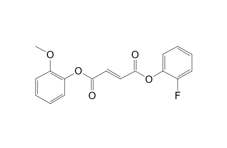 Fumaric acid, 2-methoxyphenyl 2-fluorophenyl ester