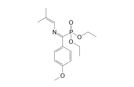 Diethyl (E)-{[(Z)-2-Methylprop-1-enyl]imino}(4-methoxyphenyl)methylphosphonate