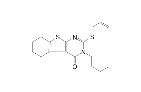 benzo[4,5]thieno[2,3-d]pyrimidin-4(3H)-one, 3-butyl-5,6,7,8-tetrahydro-2-(2-propenylthio)-