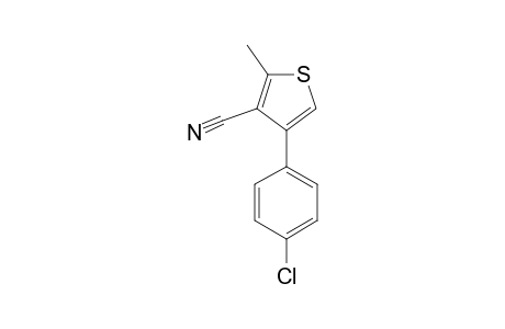 4-(4-CHLOROPHENYL)-3-CYANO-2-METHYLTHIOPHENE