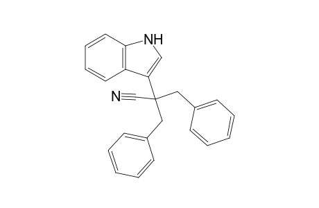 2-Benzyl-2-(1H-indol-3-yl)-3-phenylpropanenitrile