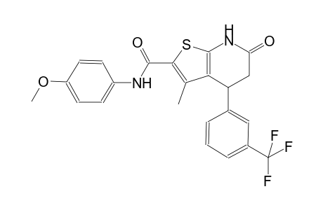 thieno[2,3-b]pyridine-2-carboxamide, 4,5,6,7-tetrahydro-N-(4-methoxyphenyl)-3-methyl-6-oxo-4-[3-(trifluoromethyl)phenyl]-