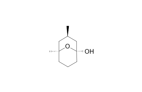 (1R*,3R/S*,5S*)-3,5-Dimethyl-9-oxabicyclo[3.3.1]nonan-1-ol