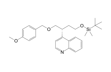 (R)-4-[(tert-Butyldimethylsilyl)oxy]-1-[(4-methoxybenzyl)oxy]-2-(quinolin-4-yl)butane