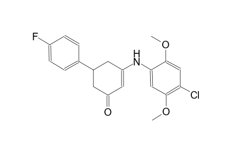 3-(4-chloro-2,5-dimethoxyanilino)-5-(4-fluorophenyl)-2-cyclohexen-1-one
