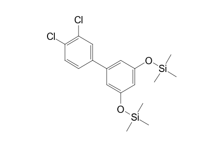 3,4-Dichloro-3',5'-bis[(trimethylsilyl)oxy]-biphenyl