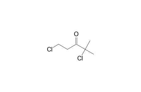 1,4-bis(chloranyl)-4-methyl-pentan-3-one