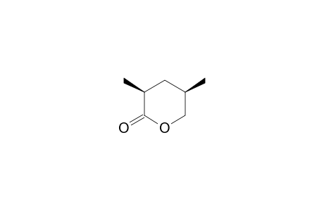 (3S,5R)-3,5-dimethyloxan-2-one
