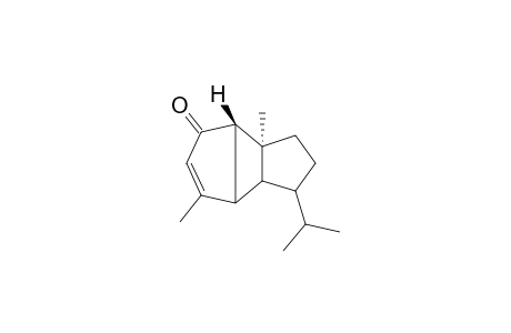 3-Oxobourbonene((1S)-cis-8-Isopropyl-1,5-dimethyl-cis-1-transoid-1,2-cis-2-tricyclo[5.3.0.0(2,6))dec-4-en-3-one
