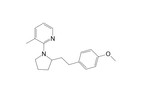 2-[2-(4-Methoxyphenethyl)pyrrolidin-1-yl]-3-methylpyridine