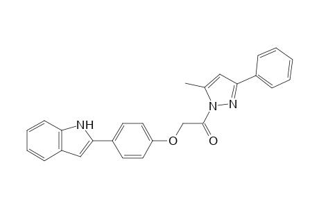 2-[4-(1H-Indol-2-yl)phenoxy]-1-(5-methyl-3-phenyl-1Hpyrazol-1-yl)ethanone