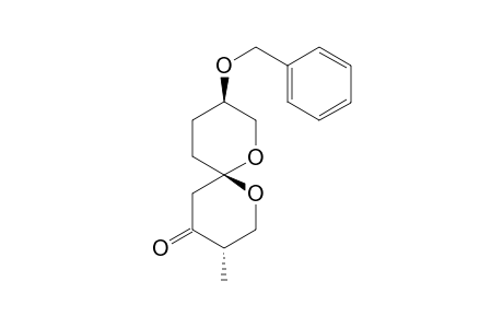 (3S,6S,9R)-9-Benzyloxy-3-methyl-1,7-dioxaspiro[5.5]undecan-4-one