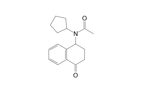N1-Cyclopentyl-N1-(4-oxo-1,2,3,4-tetrahydro-1-naphthalenyl)acetamide