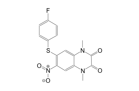 2,3-quinoxalinedione, 6-[(4-fluorophenyl)thio]-1,4-dihydro-1,4-dimethyl-7-nitro-