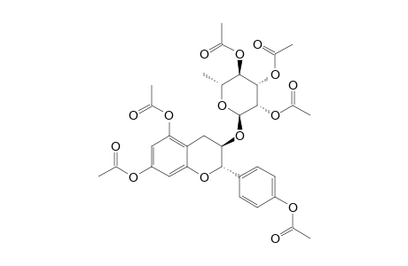 (+)-AFZELECHIN-3-O-ALPHA-L-RHAMNOPYRANOSIDE-PERACETYLATED