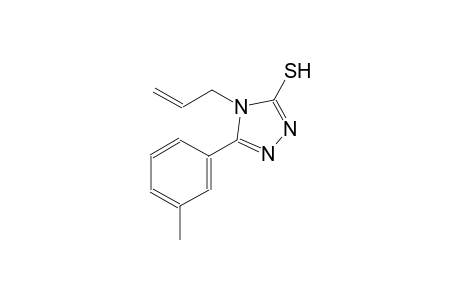4H-1,2,4-triazole-3-thiol, 5-(3-methylphenyl)-4-(2-propenyl)-