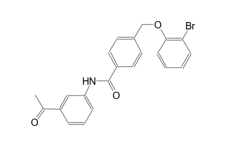 N-(3-acetylphenyl)-4-[(2-bromophenoxy)methyl]benzamide