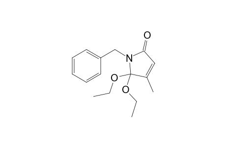 N-Benzyl-4-methyl-5,5-diethoxy-3-pyrrolin-2-one