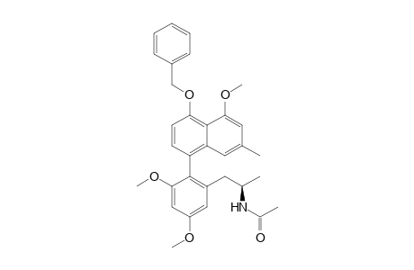 1,5-Dimethoxy-4-(4-benzyloxy-5-methoxy-7-methylnaphthyl)-3-(2-acetamidopropyl)benzene