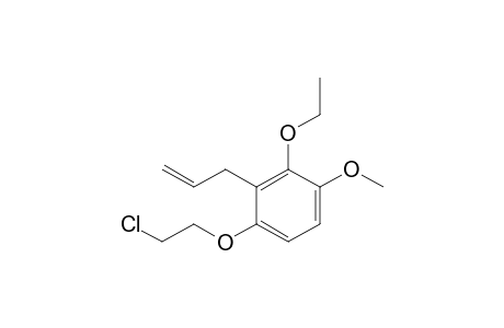 2-Allyl-1-(2-chloroethoxy)-3-ethoxy-4-methoxybenzene
