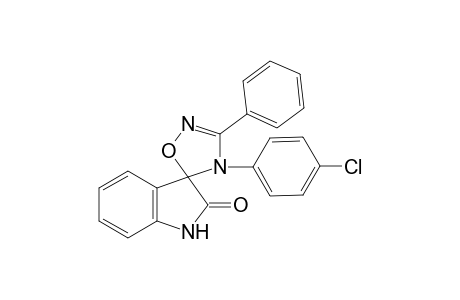 3'-(p-Chlorophenyl)-4'-phenyl-spiro[3H-indol-3,5'-(4H)-[1,2,4]-oxadiazol]-2-one