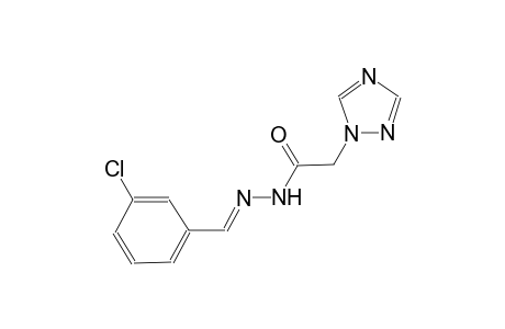 N'-[(E)-(3-chlorophenyl)methylidene]-2-(1H-1,2,4-triazol-1-yl)acetohydrazide