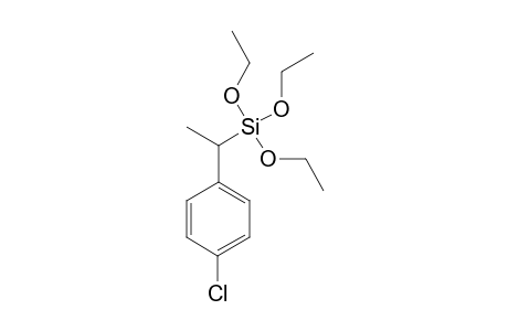 1-TRIETHOXYSILYL-1-(4-CHLOROPHENYL)-ETHANE;ALPHA-ISOMER