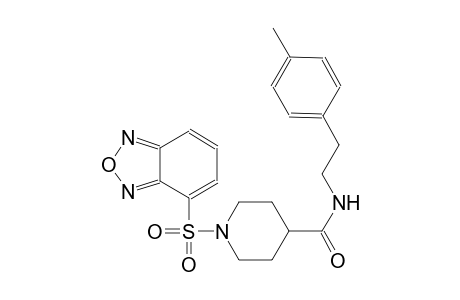 1-(2,1,3-benzoxadiazol-4-ylsulfonyl)-N-[2-(4-methylphenyl)ethyl]-4-piperidinecarboxamide