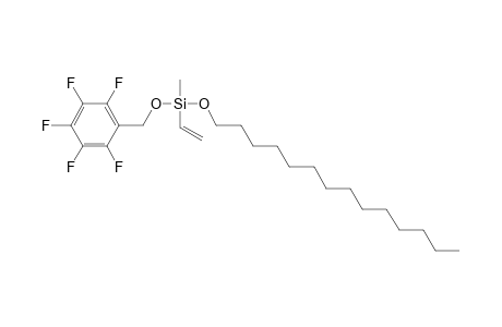 Silane, methylvinyl(pentafluorobenzyloxy)tetradecyloxy-