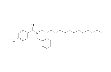 Benzamide, 4-methoxy-N-benzyl-N-tetradecyl-