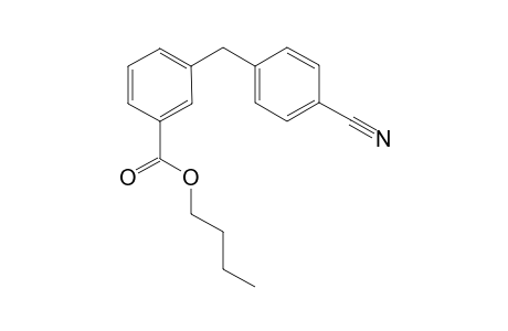 Butyl 3-(4-cyanobenzyl)benzoate