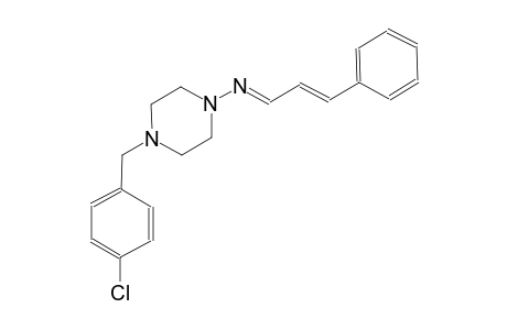 4-(4-chlorobenzyl)-N-[(E,2E)-3-phenyl-2-propenylidene]-1-piperazinamine